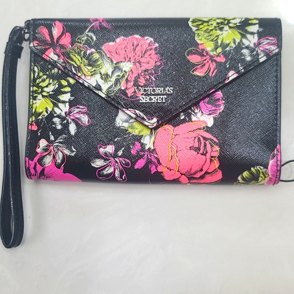 Victoria secret wallet very fun colored floral design